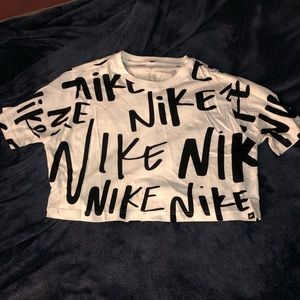 Nike cropped shirt